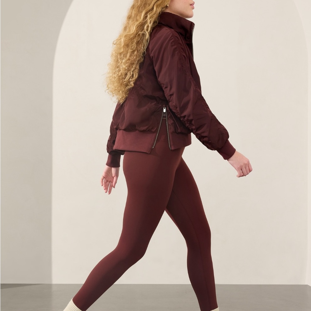 Athleta Jetset Bomber (Garnet)
